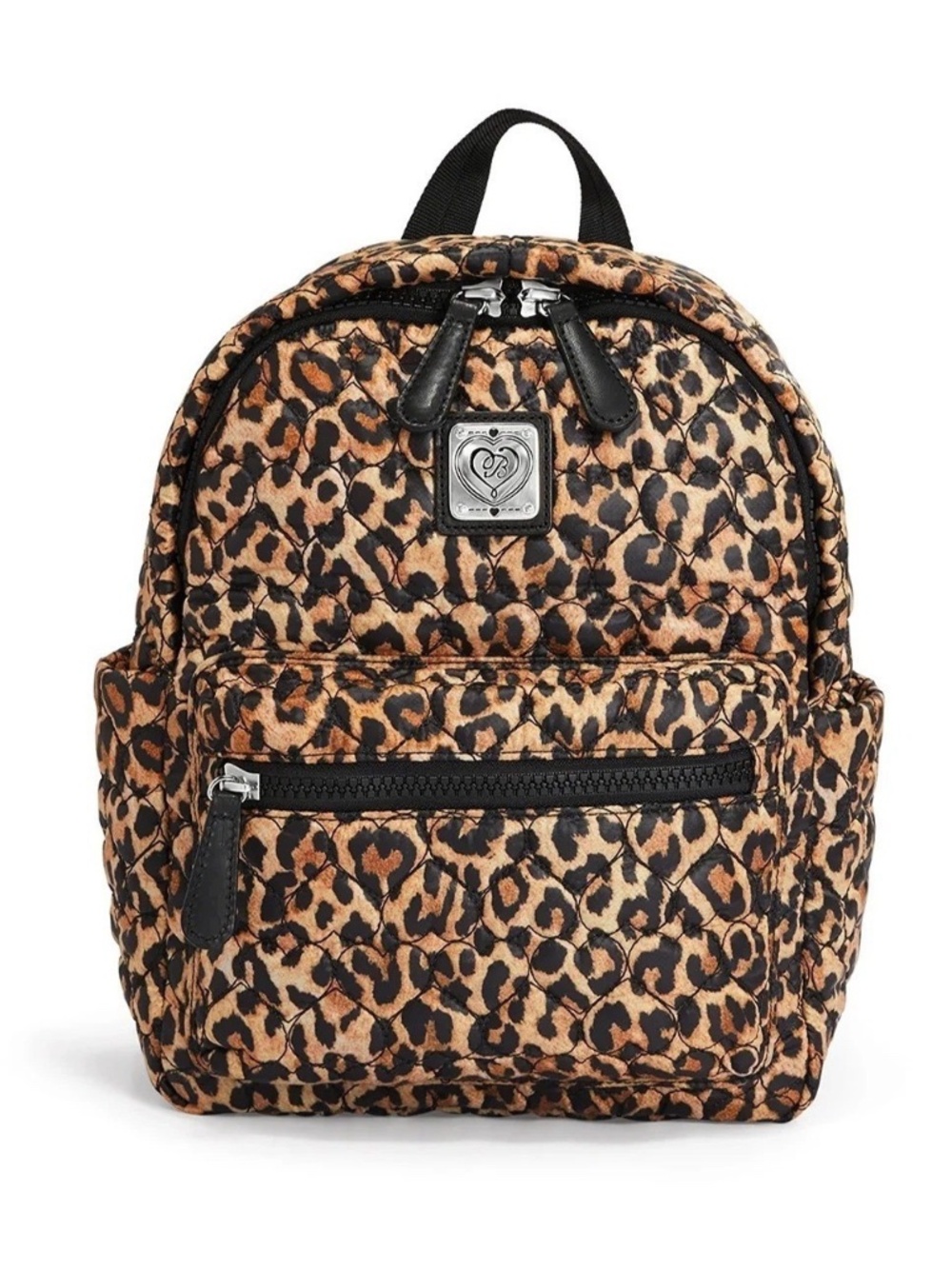 Brighton Heart to Heart Kingston Leopard quilted Backpack NWT $325